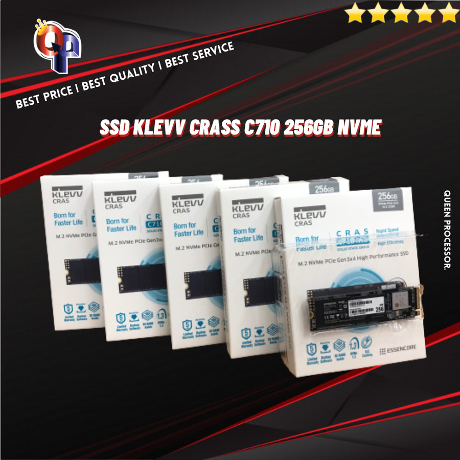 KLEVV CRAS C710 256GB SSD M.2 2280 NVME PCLE GEN3 X4