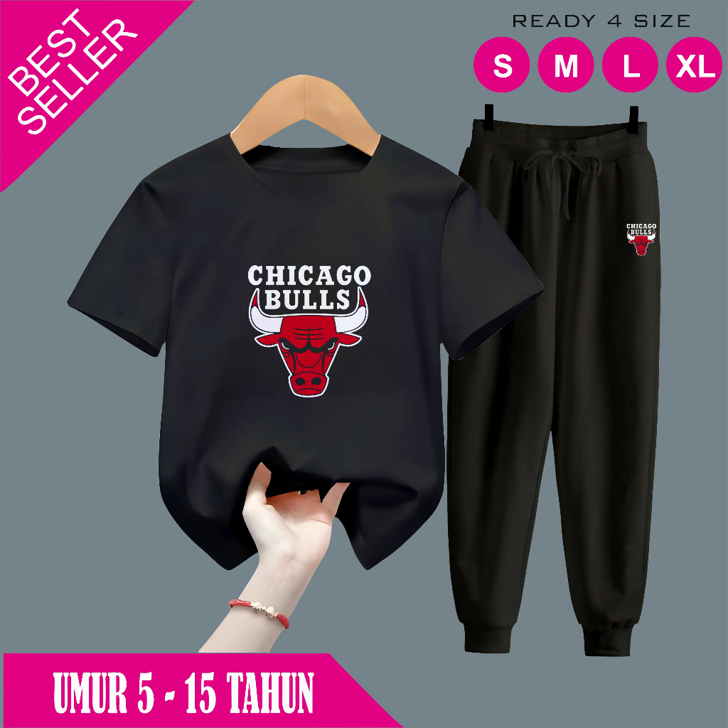 Chicago Bulls 5-15 Year Old Children& 39;s Jogger Suit