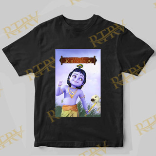 เสื้อยืด พิมพ์ลายการ์ตูน Little Krishna สําหรับเด็ก