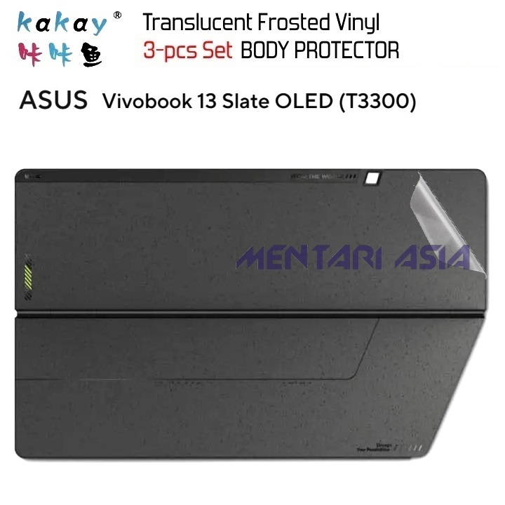 Asus VivoBook 13 Slate OLED T3300 Body Protector - KAY Premium MATTE