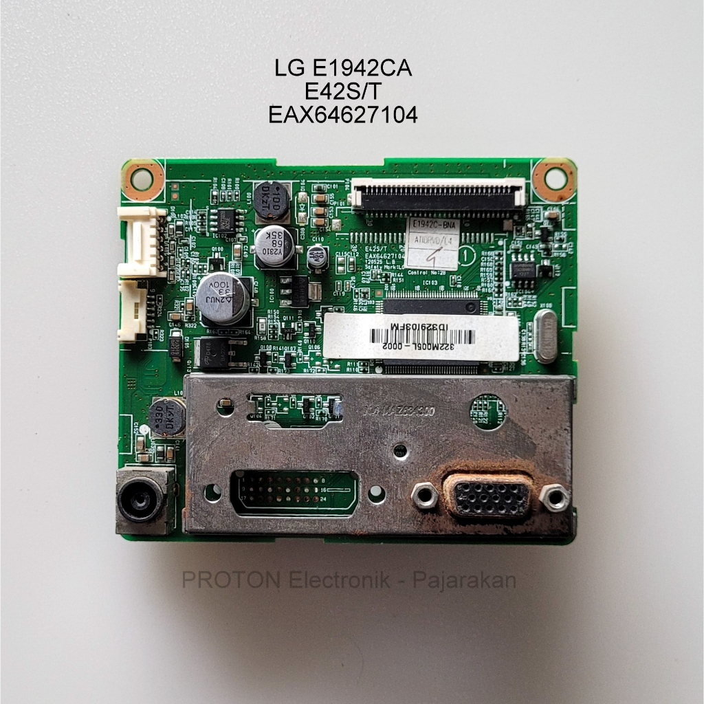 MESIN LG E1942C E1942CA E1942C-BN LCD LED Monitor เมนบอร์ด VGA EAX เครื่อง64627104 PCB Mobo LGM-016