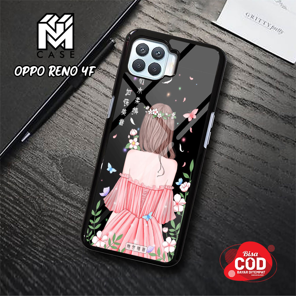 เคส NM - เคส Oppo Reno 4F ล่าสุด - 32 - เคสแฟชั่นสําหรับสาวน่ารักปลอก Hp Case Softcase Hardcase Back