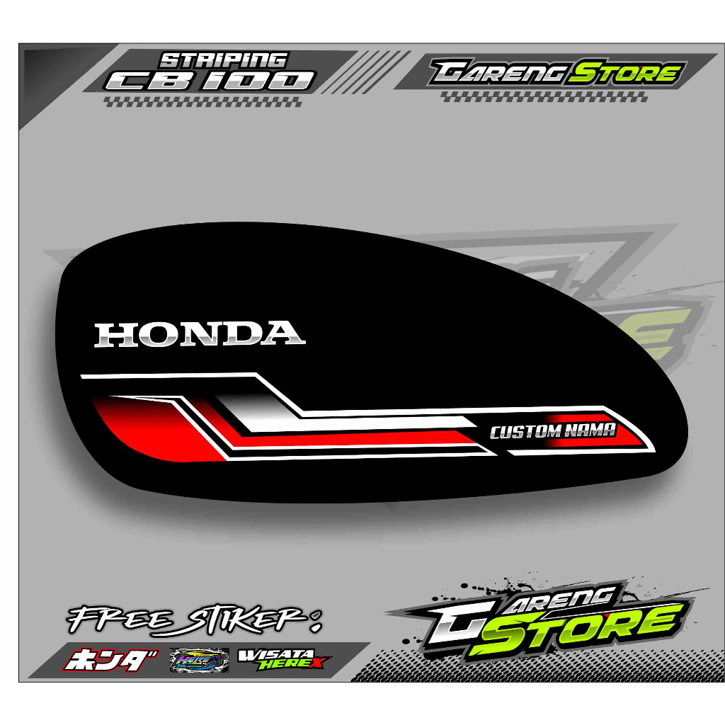 สติกเกอร์โลโก้ HOLOGRAM HONDA CB100 สําหรับติดตกแต่งรถยนต์