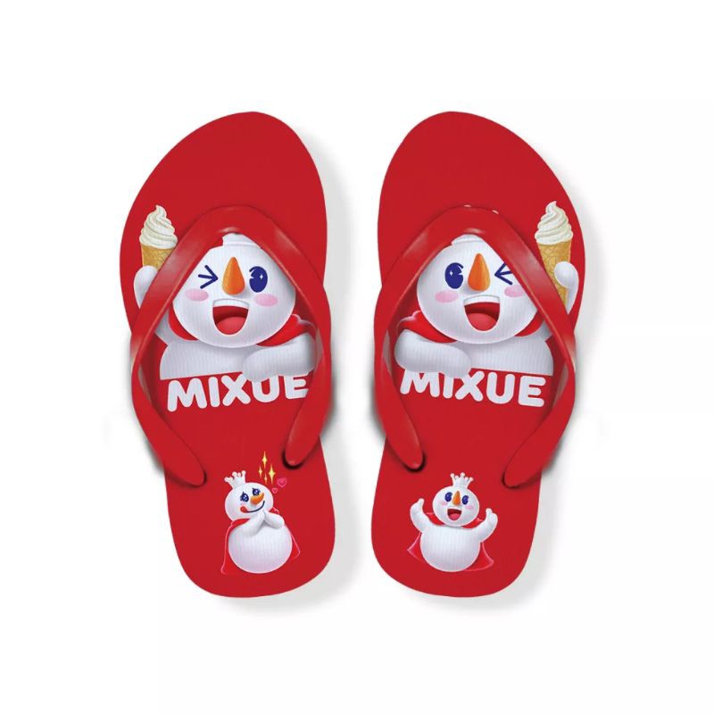 รองเท้าแตะผู้หญิง MIXUE มีฟองน้ํา+การพิมพ์ดิจิตอล