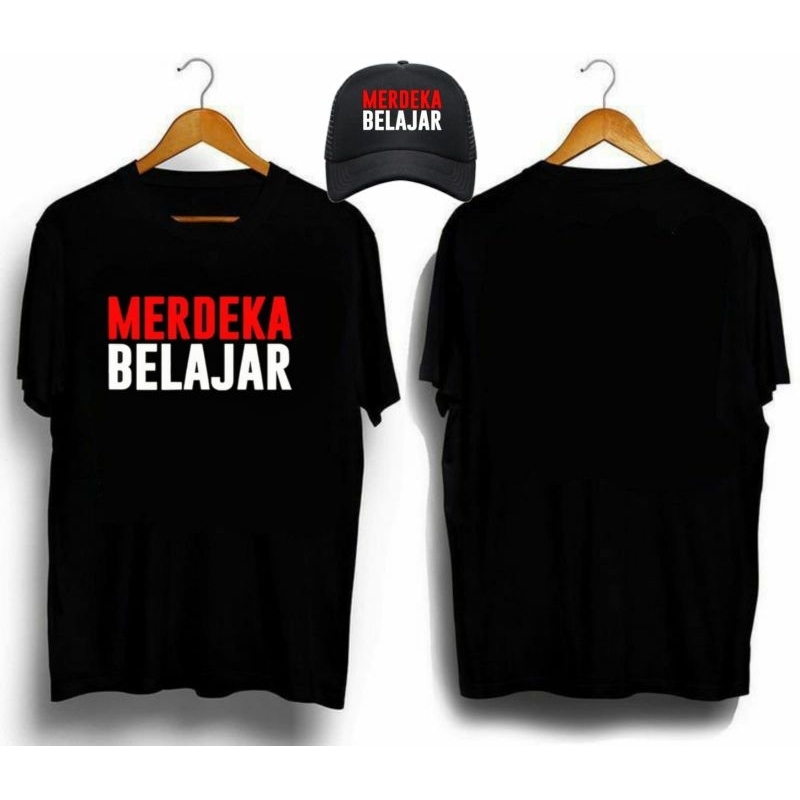 เสื้อยืด INDEPENDENCE LEARNING พร้อมหมวก BONUS