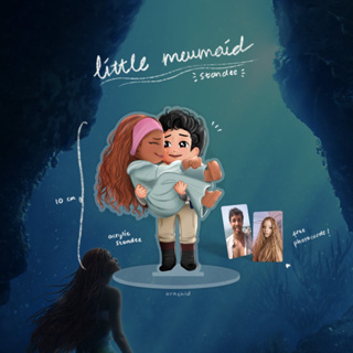 (อ่านรายละเอียด) สแตนดี้อะคริลิค The Little Mermaid | กล้วยไม้