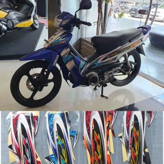 สติกเกอร์คลัทช์ ORI Yamaha f1zr 2005 limited edition สีขาว สีฟ้า สําหรับ Yamaha f1zr