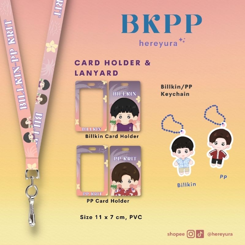 Bkpp CARD HOLDER LANYARD KEYCHAIN Billkin PP krit