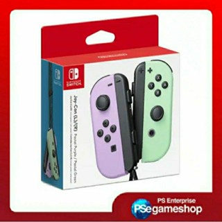 Nintendo Switch JoyCon Controllers (สีม่วงพาสเทล / สีเขียวพาสเทล)