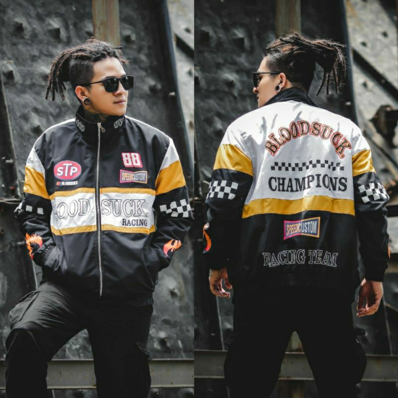 NASCAR RACING FLAG - NASCAR BLOODSUCK JACKET