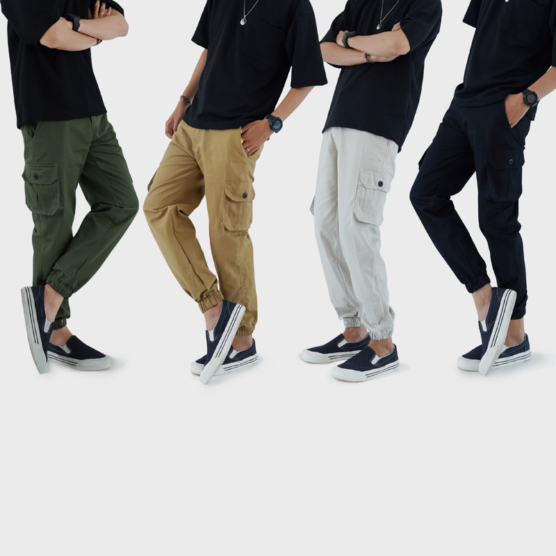 Joger Cargo Pants / Joger Long Pants Cargo Rubber Motif