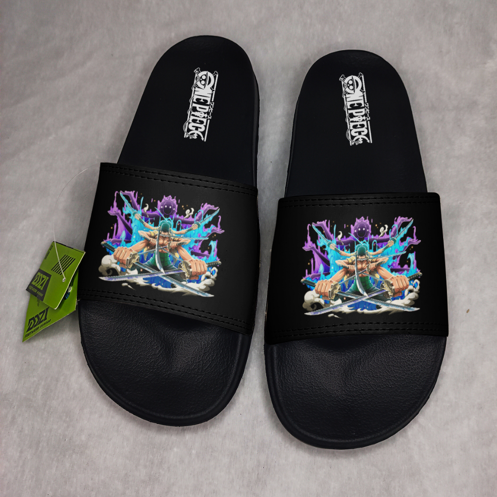 ONEPIECE Roronoa Zora รองเท้าแตะสไลด์สําหรับผู้ใหญ่