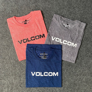Volcom เสื้อยืดไฟเบอร์ คุณภาพสูง สําหรับผู้ชาย 24s