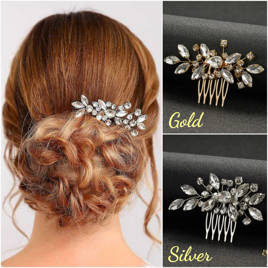 TM426 - Bride Accessories / Party Hair Accessories / Wedding Headpiece Crystal Comb รุ่น