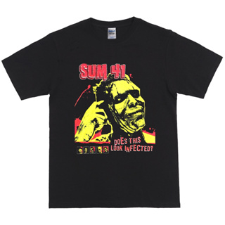 เสื้อยืด พิมพ์ลาย Band Sum 41 สินค้ามีตําหนิ