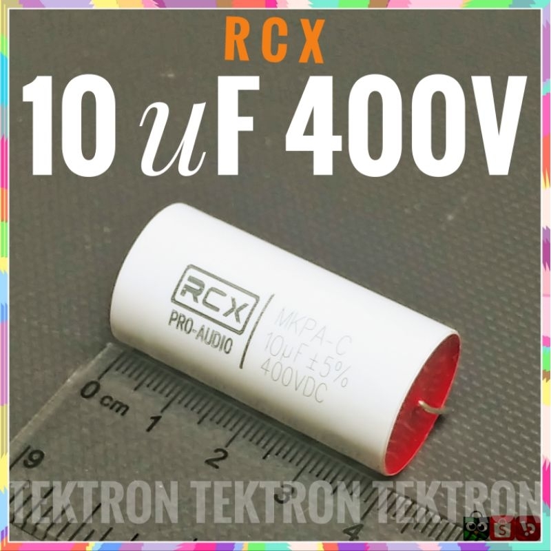 RCX 10uF 400V Audio Axial Capacitor Crossover BP NP Bipolar Non