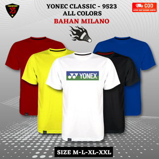 Y-classic BADMINTON เสื้อยืดคอกลม แขนสั้น ยาวถึงเข่า