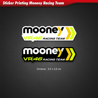 สติกเกอร์ พิมพ์ลาย Mooney Racing Team สําหรับตกแต่ง