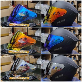 ที่บังแดด แบบแบน อิริเดียม + ซอง pnp njs kairoz - Glass Mount venom njs kairoz - visor flat venom iridium