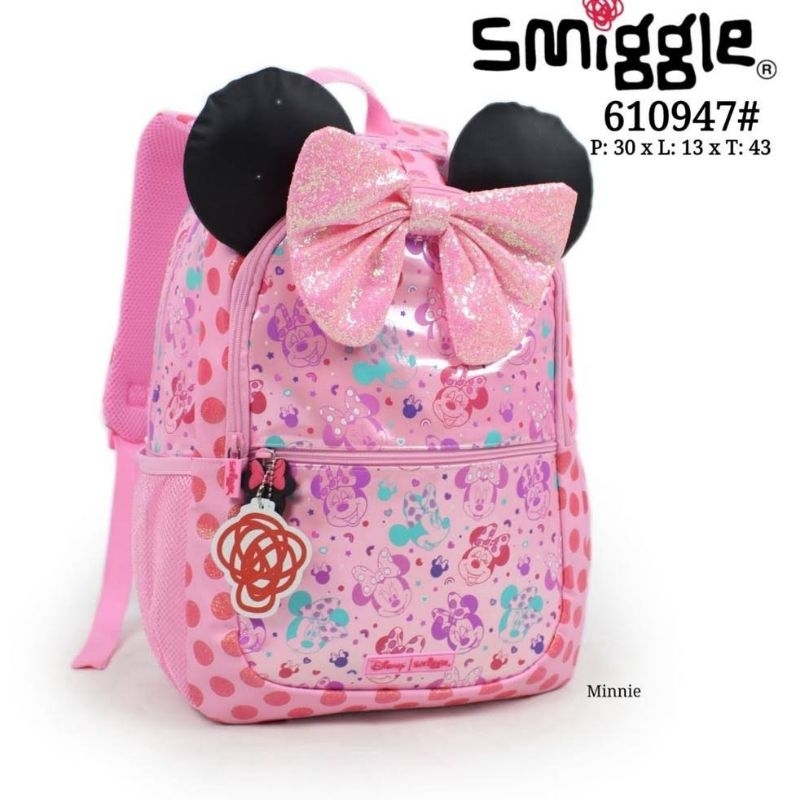 Minnie Mouse Smiggle Bag / Elementary School Smiggle Bag (B67)