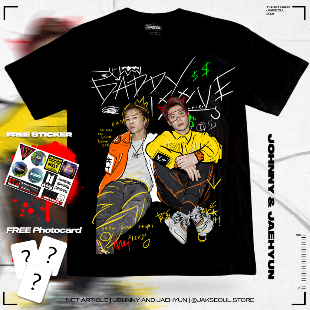 เสื้อยืด NCT JOHNNY และ JAEHYUN โดย JAKSEOUL