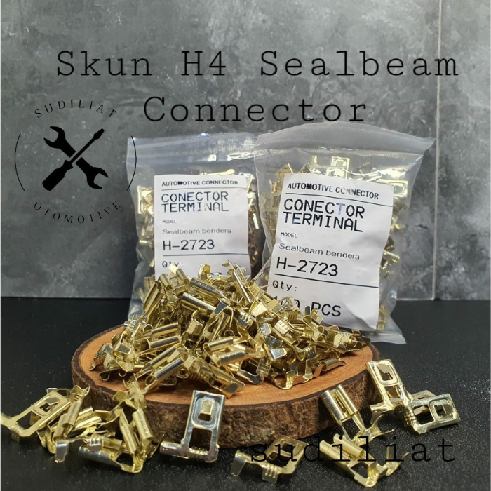 SKUN CONNECTOR SEALBEAM H4 /SKUN SEALBEAM / TERMINAL SKUN H4 100PCS