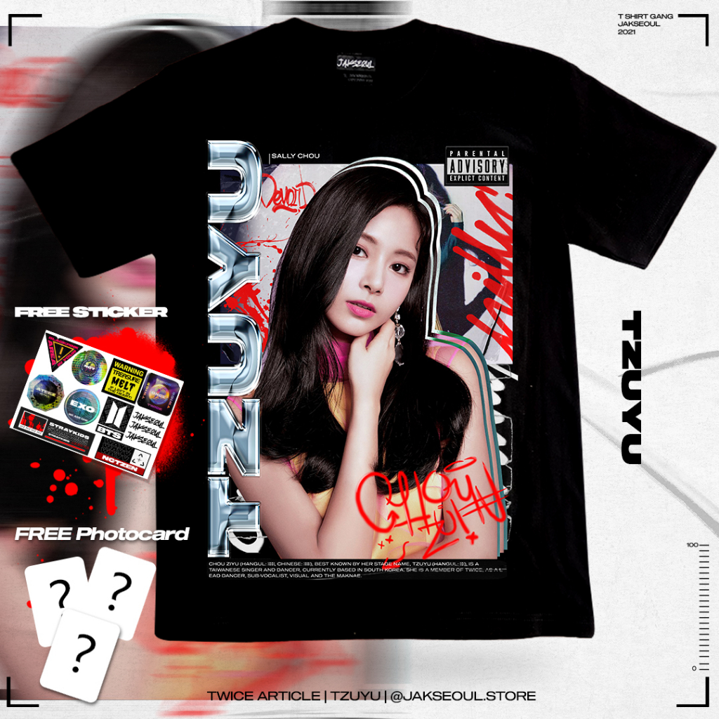 เสื้อยืด Twice Tzuyu โดย Jakseoul