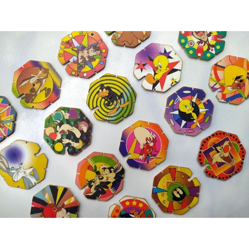 Tazos Looney Tunes Old School 90s Star 3 (19 ชิ้น)