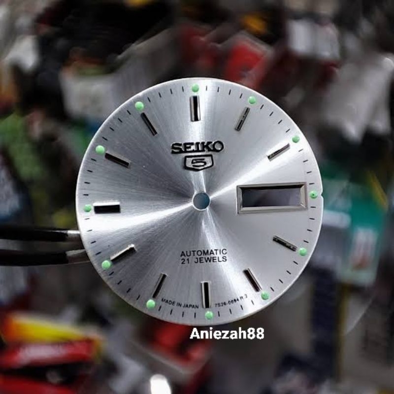 Seiko 5 แผ่นหน้าปัดนาฬิกาข้อมืออัตโนมัติ 7009/7S26