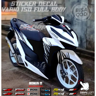 สติกเกอร์ ลายกราฟฟิค เรียบง่าย สําหรับ honda vario 150