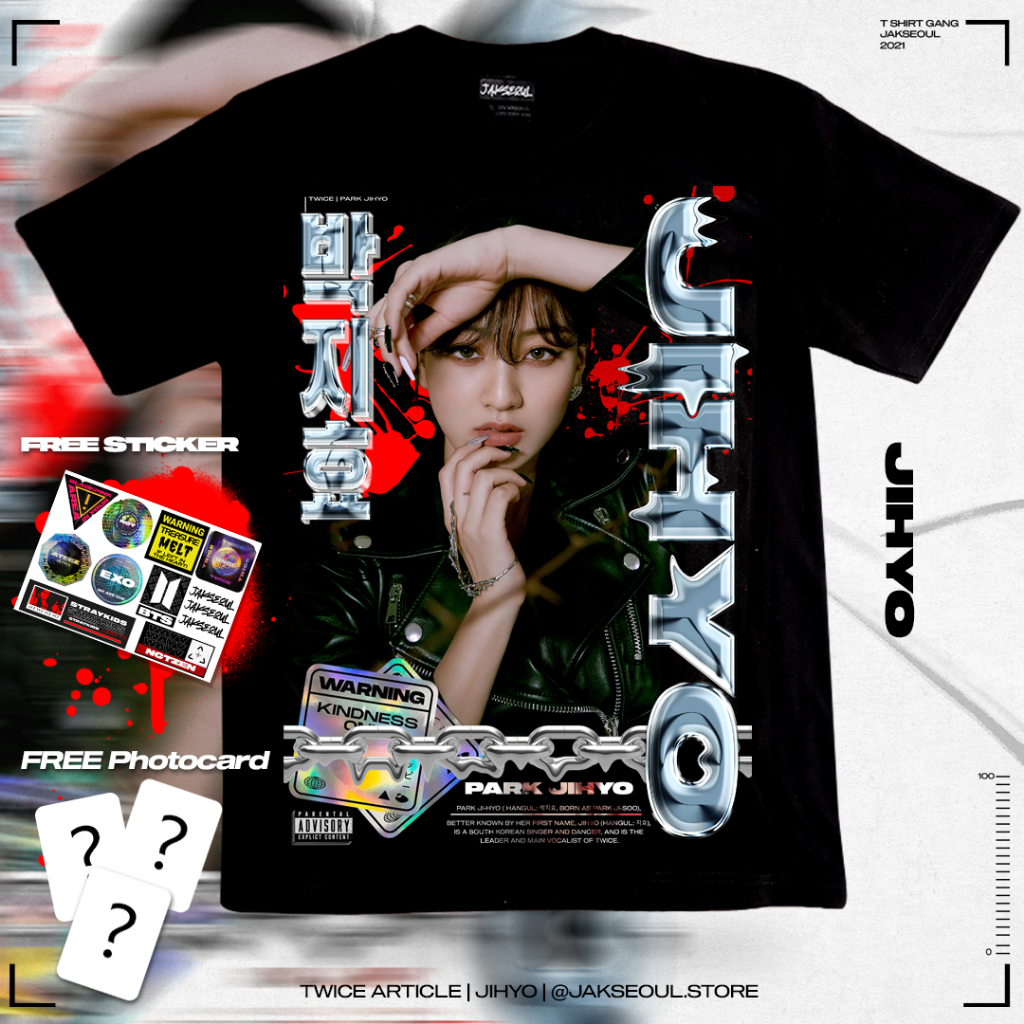 เสื้อยืด Jihyo สองครั้ง โดย Jakseoul