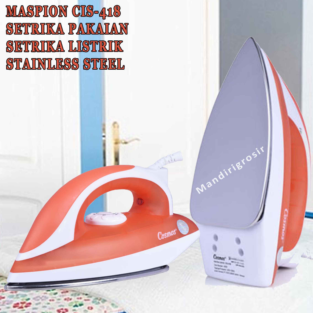 เตารีดไฟฟ้า * เตารีดคอสมอส * เตารีดเสื้อผ้า * CIS-418