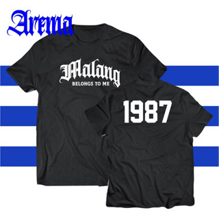 Malang 1987 ใหม่ เสื้อยืดลําลอง แขนสั้น พิมพ์ลาย DISTRO MALANG 1987 UNISEX