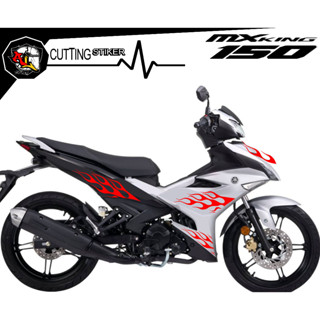 สติกเกอร์ ลาย MX KING 150CC STICKER MX KING EXCITER STICKER HOT WHEELS สําหรับติดตกแต่งรถจักรยานยนต์ น่าตื่นเต้น