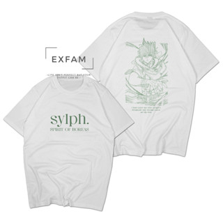 เสื้อยืด พิมพ์ลายอนิเมะ Black Clover Yuno Sylph แฟชั่นสําหรับผู้หญิง