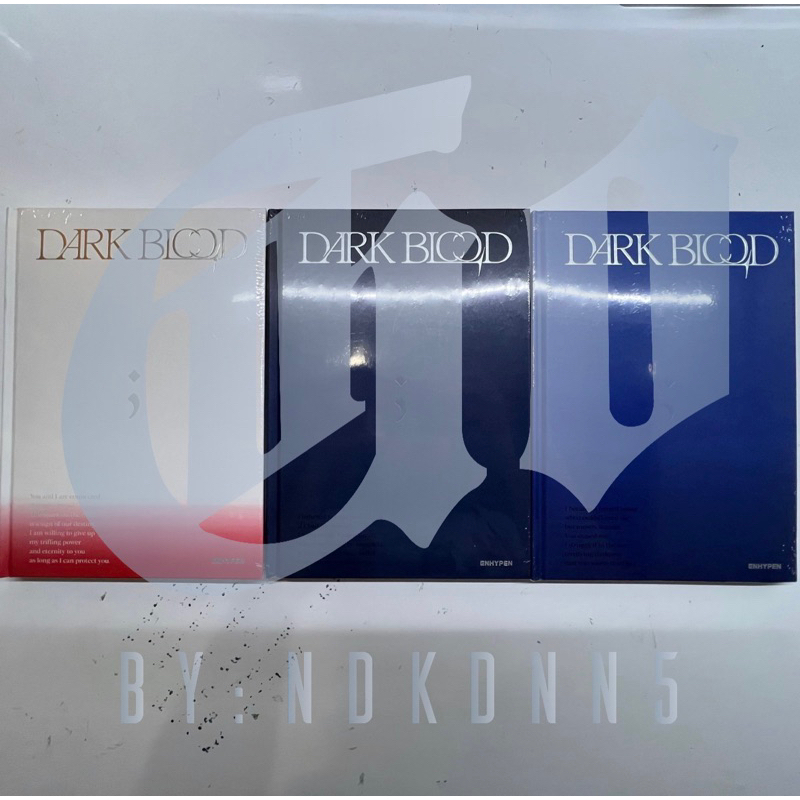 Enhypen DARK BLOOD ALBUM SEALED ONLY UNDERPRICED FANSIGN EVENT
