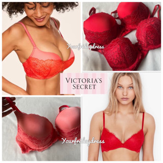 (Part3) Victorias Secret Lace Plunge Pushup Bra Import Branded Bh push up underwear Bra Women Lace Brocade ชุดชั้นในดันทรง PU ขนาดใหญ่และขนาดเล็ก