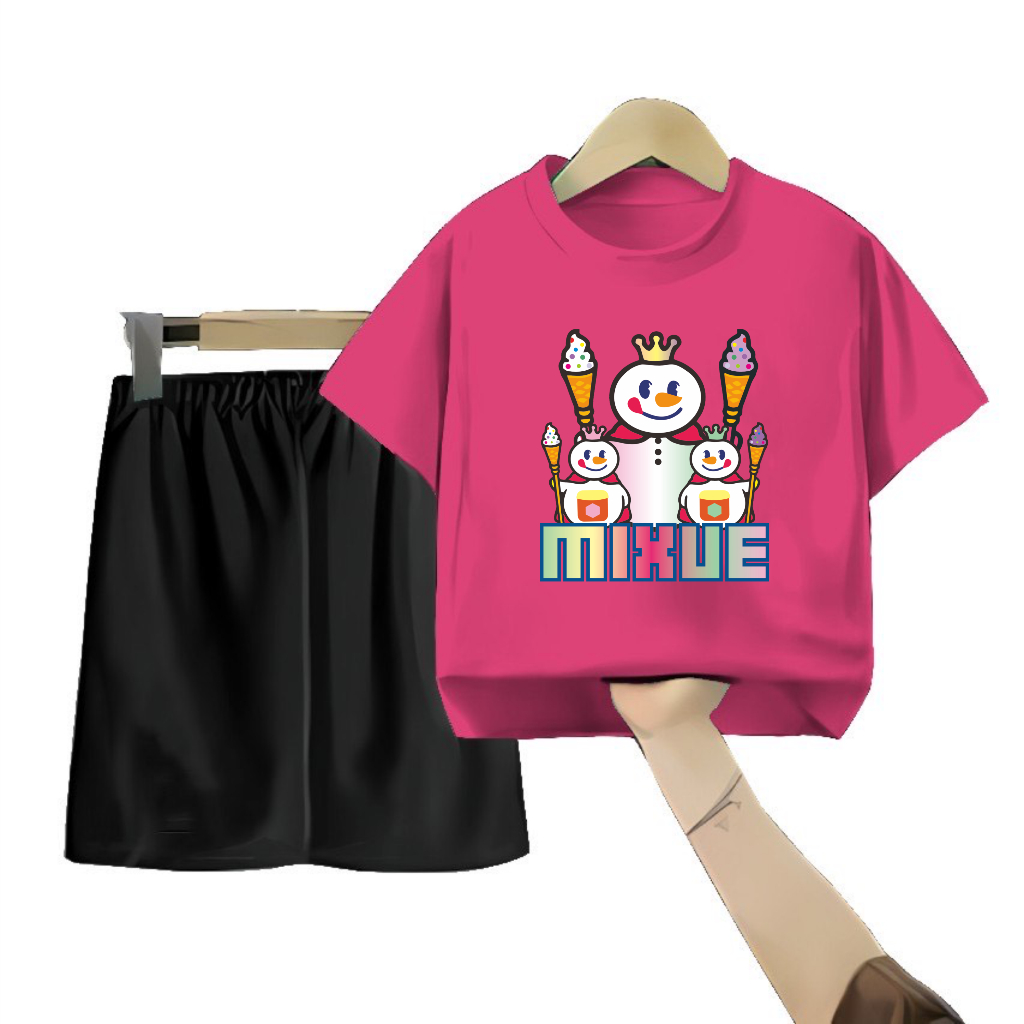 ชุดเสื้อยืดเด็ก Mixue Team XXL-3XL