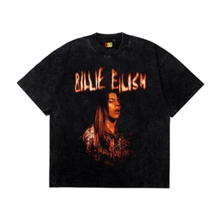 เสื้อยืด พิมพ์ลาย Billie EILISH WASHING ขนาดใหญ่ สําหรับผู้ชาย