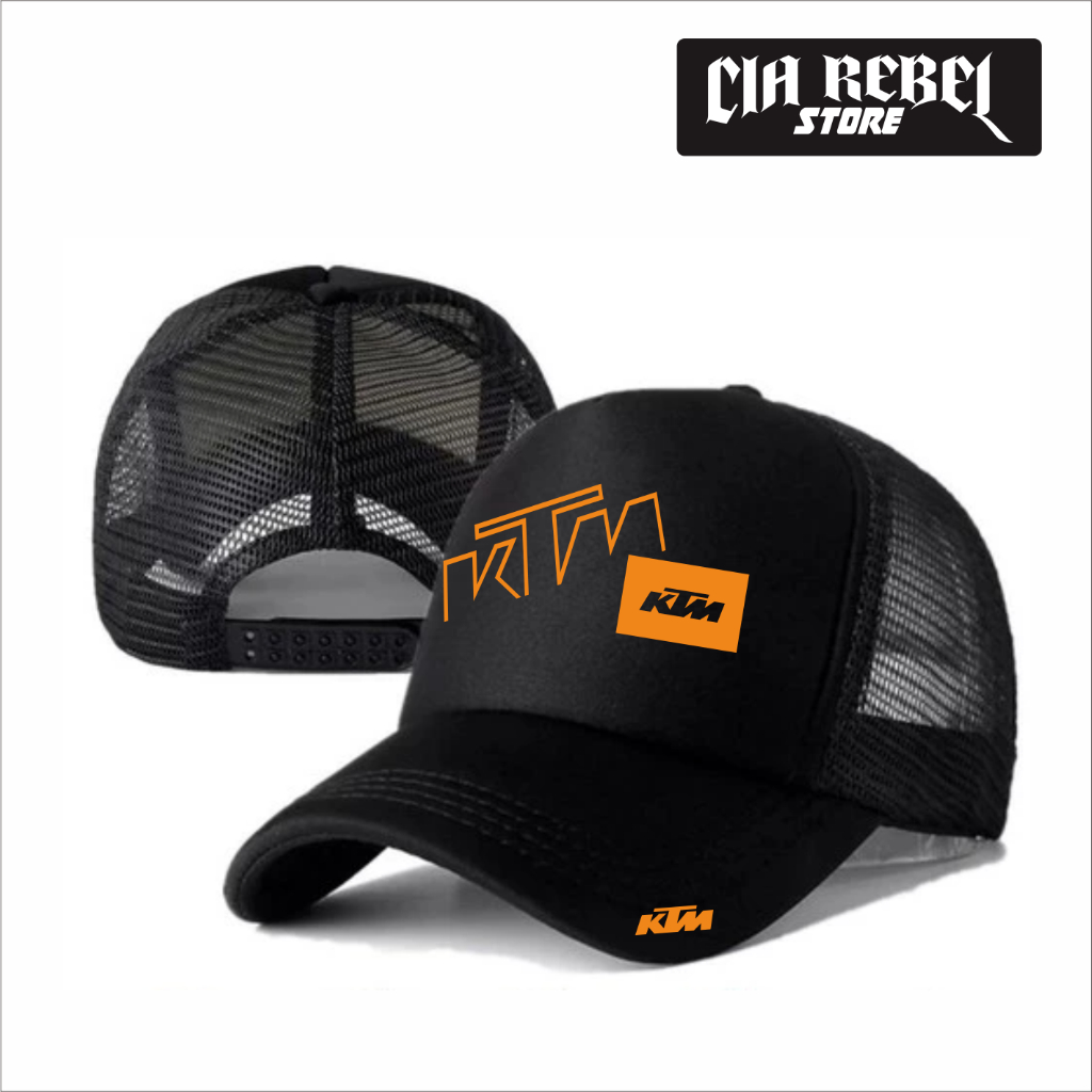 Ktm Racing หมวกตาข่าย Trucker สีส้ม