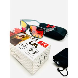 ใหม่ แว่นตา U A ASSIST POLARIZED LENS FIRE สีเทา เงางาม สําหรับผู้ชาย