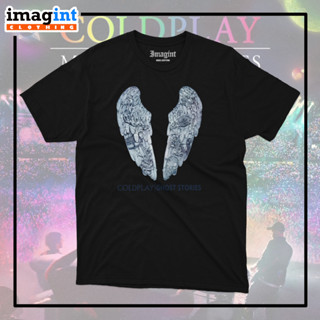 เสื้อยืด พิมพ์ลาย Coldplay BAND GHOST STORIES