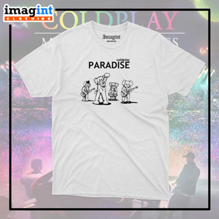 เสื้อยืด ลาย Coldplay BAND PARADISE