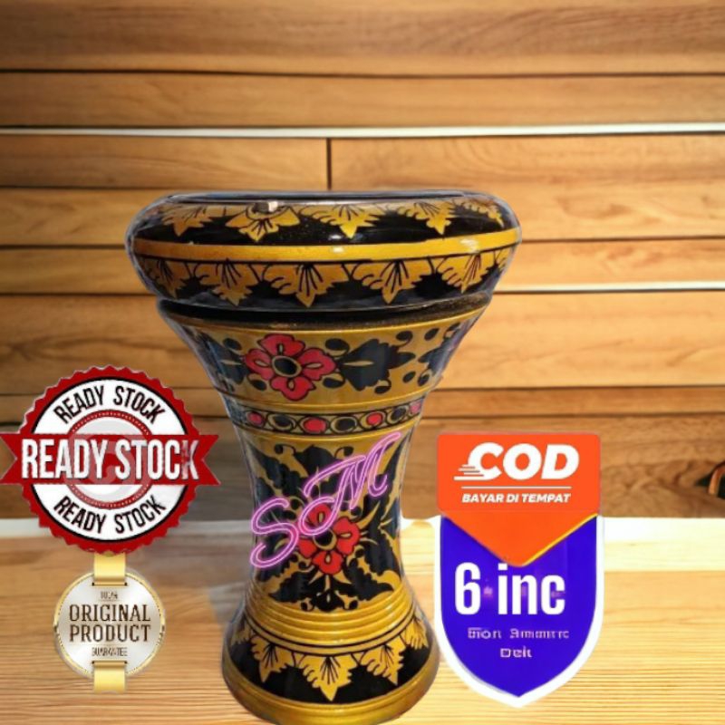 หินจิ๋ว Darbuka/dumbuk สําหรับเด็ก 6 นิ้ว