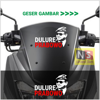 สติกเกอร์ Dulure Prabowo สําหรับติดตกแต่งรถจักรยานยนต์ 2024