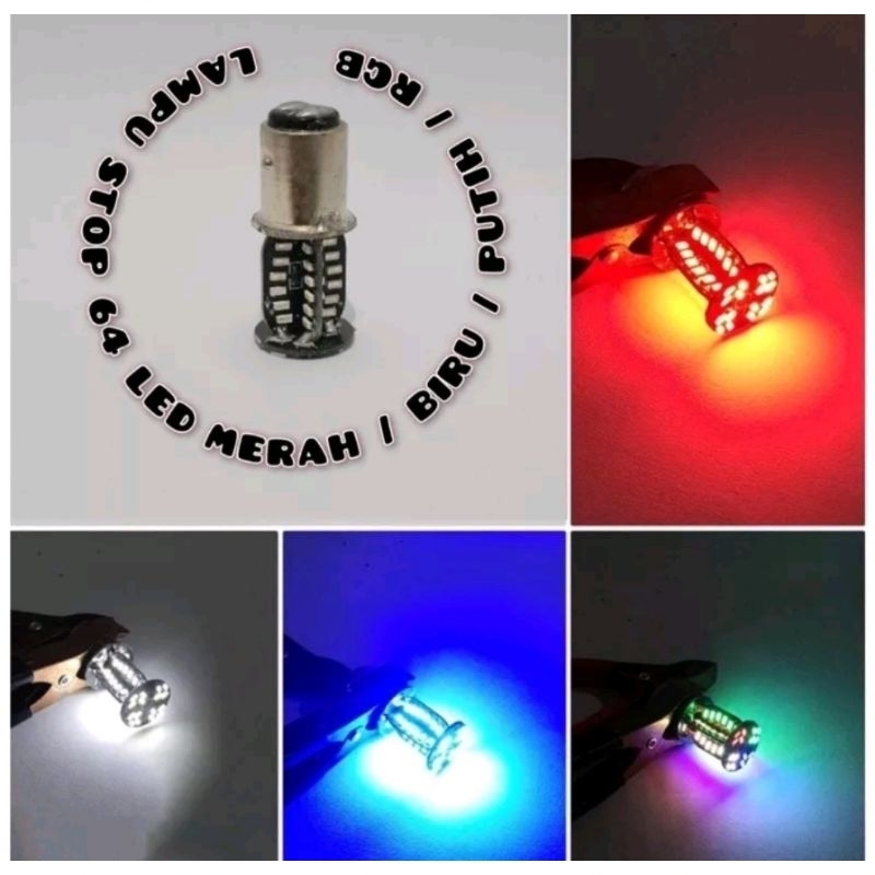 UNIVERSAL 64-Eye ไฟ LED เบรค STOP หมุนได้