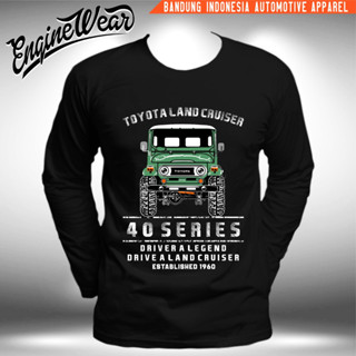 เสื้อยืด พิมพ์ลายรถยนต์ Jeep Land cruiser fj40 Offroad 4WD 4x4 lc