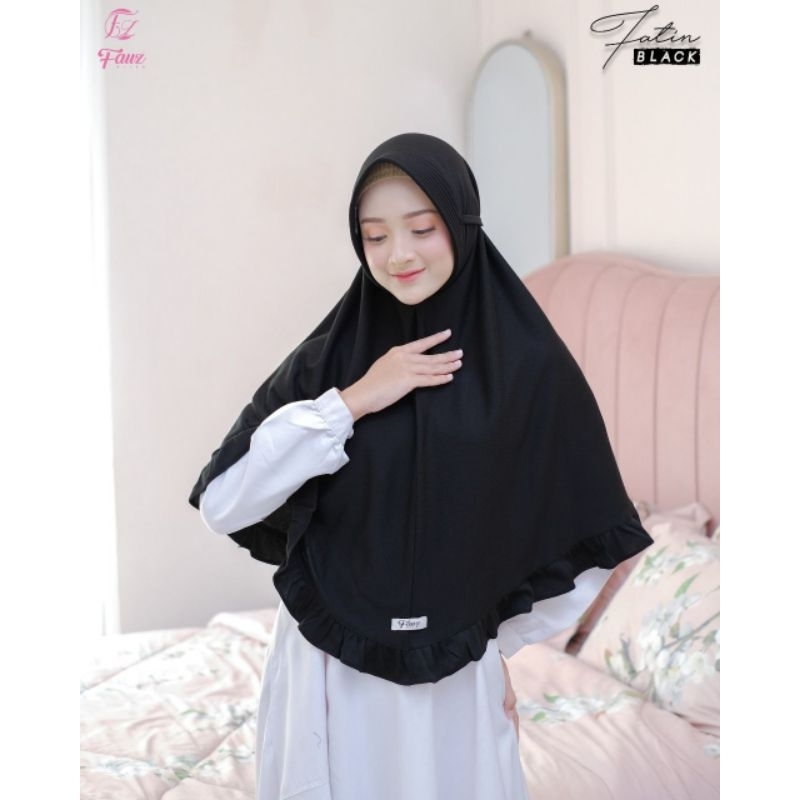 Bergo Fatin Mom Hijab Khimar Daily Instant โดย Fauz