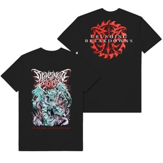 เสื้อยืด พิมพ์ลายวงดนตรี revenge of the fate