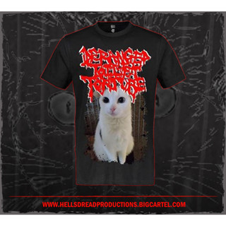 เสื้อยืด พิมพ์ลาย DERANGED TOILET TORTURE - CAT SERIES